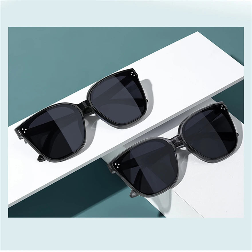 CLLOIO New Trend Sunglasses For Women And Men Simple Design Decorative Glasses  Car Driving Eyewear Unisex Sun Glasses UV400