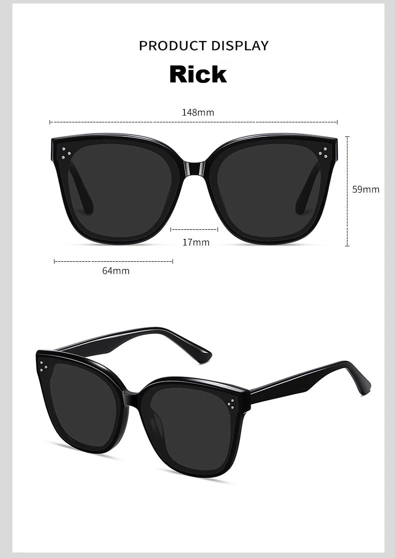 CLLOIO New Trend Sunglasses For Women And Men Simple Design Decorative Glasses  Car Driving Eyewear Unisex Sun Glasses UV400