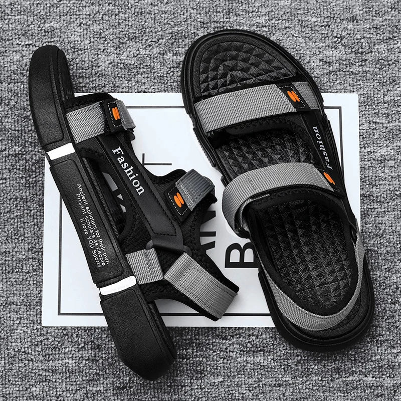 2024 New Men's Summer Sandals Outdoor Non-Slip Mountaineering Hiking Shoes Men's Beach Slippers Casual Sports Shoes