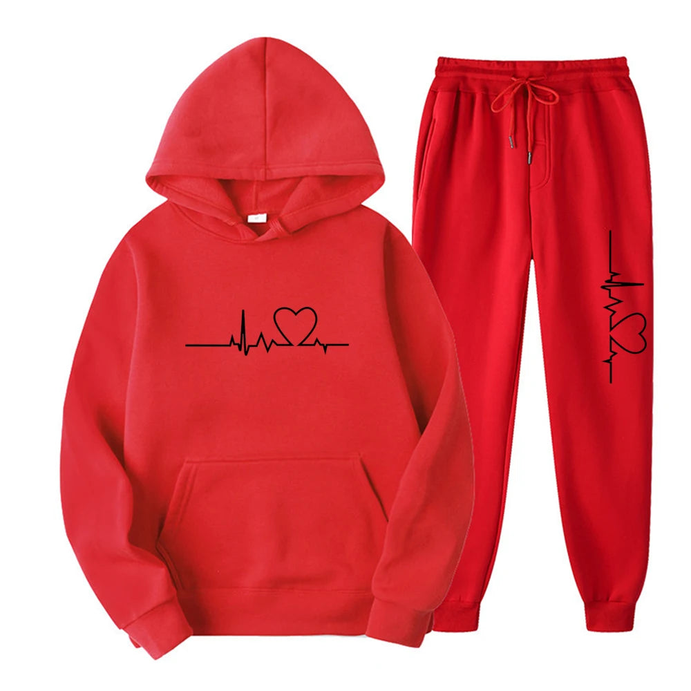 2024fashion Men's and women's hooded sweatshirt sweatpants set sportswear branded sweater clothing 2 pieces nike joggers men