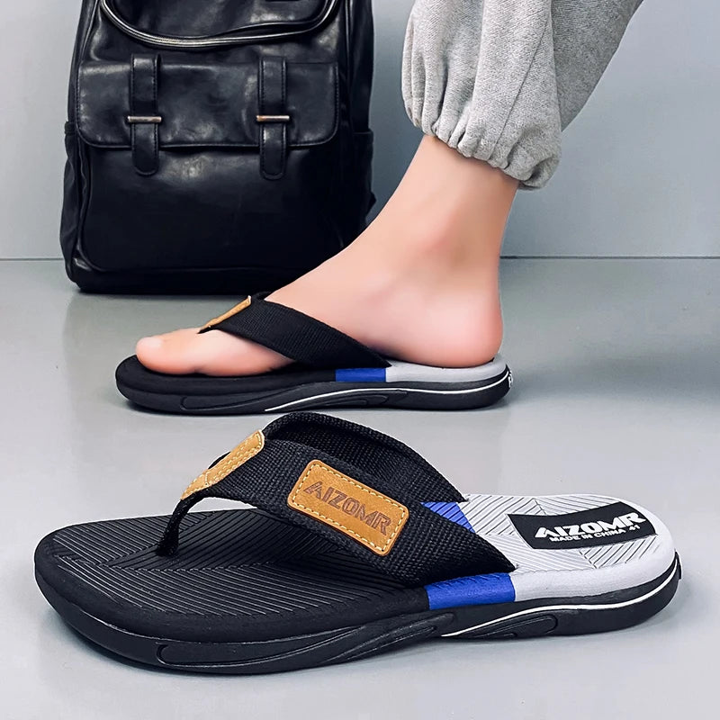 New Summer Sandals Shoes  Men Flip Flops High Quality Beach Sandals Non-slip Casual Shoes Man Slippers Sandalias