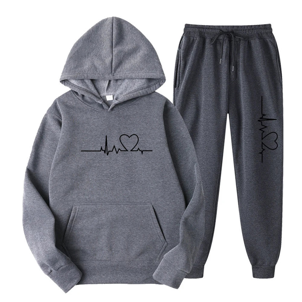 2024fashion Men's and women's hooded sweatshirt sweatpants set sportswear branded sweater clothing 2 pieces nike joggers men