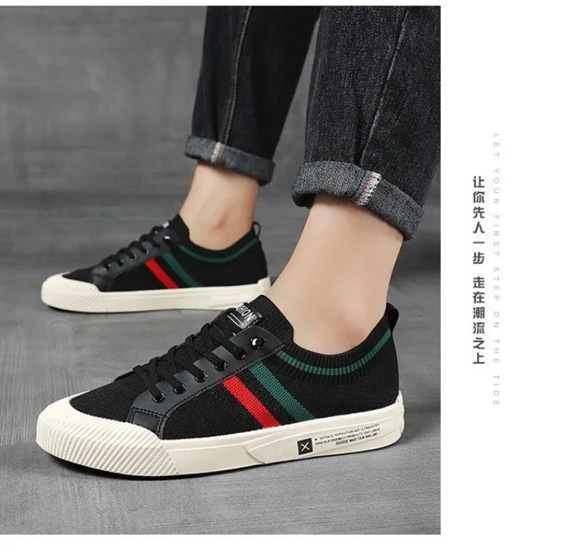 Luxury Men's Sneakers Casual Anti-Slip Flats Sports Shoes Original Replicas Brands Sneakers Light Mesh Breathable Male Sneakers