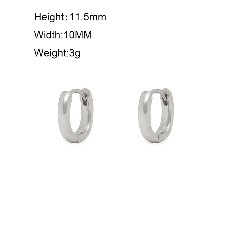 CRMYA Gold Silver Filled 16mm 14mm 12mm Flower Higgle Earring CZ Zircon Hoop Earrings For Women Girls Jewelry Wholesale