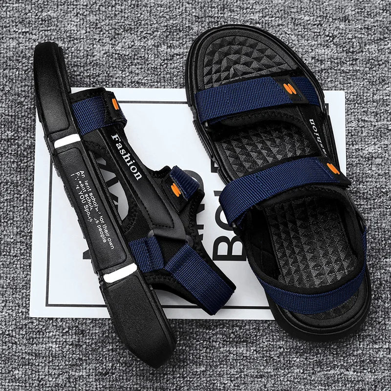 2024 New Men's Summer Sandals Outdoor Non-Slip Mountaineering Hiking Shoes Men's Beach Slippers Casual Sports Shoes