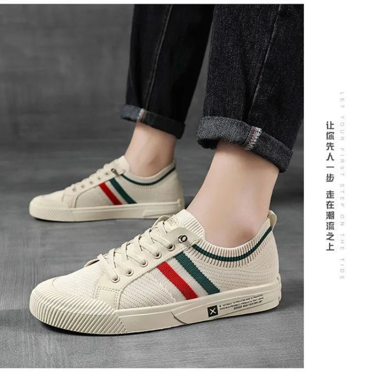 Luxury Men's Sneakers Casual Anti-Slip Flats Sports Shoes Original Replicas Brands Sneakers Light Mesh Breathable Male Sneakers