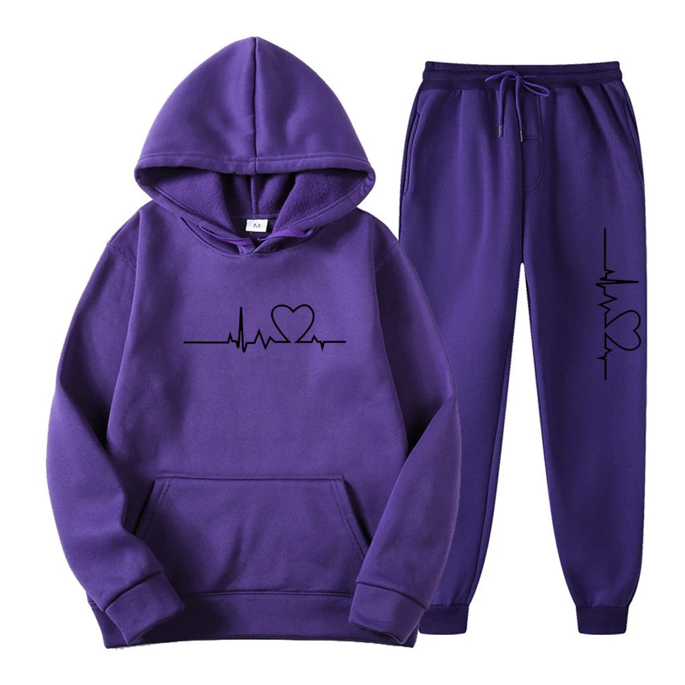 2024fashion Men's and women's hooded sweatshirt sweatpants set sportswear branded sweater clothing 2 pieces nike joggers men