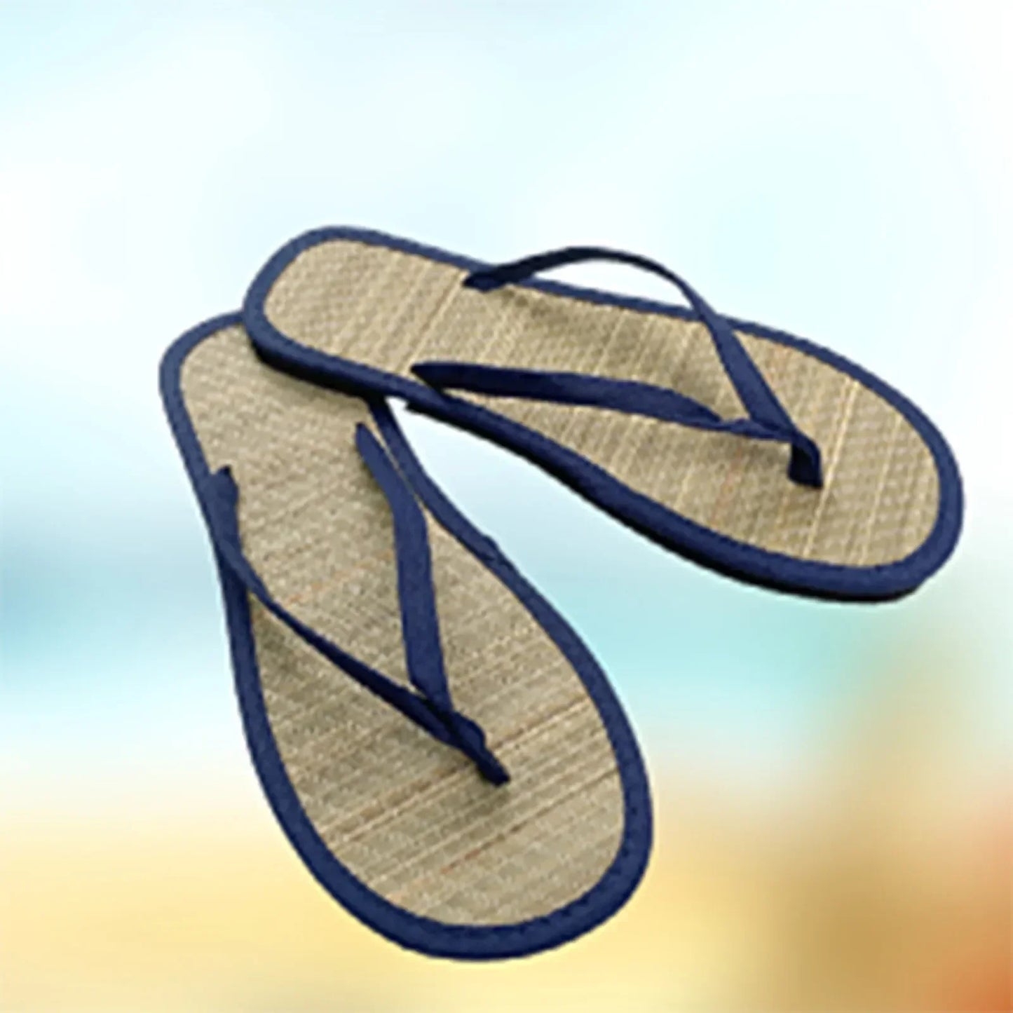 Summer Women Flat Flip-flops Slippers Comfortable Non-slip Sandals Bamboo Rattan Flip Flop Home Bathroom Fashion Slippers