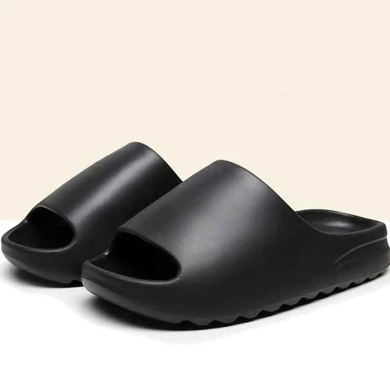 Unisex Slippers Classic Beach Slippers Summer 2024 Men Casual EVA Flat Slippers Women Bathroom Shoes