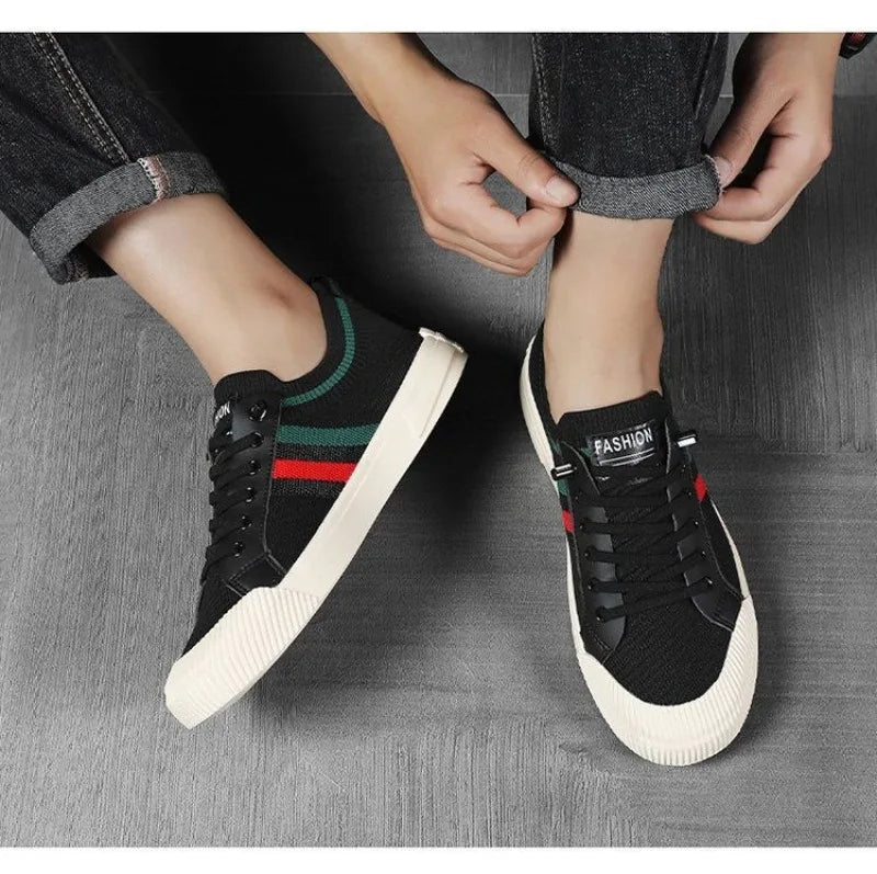 Luxury Men's Sneakers Casual Anti-Slip Flats Sports Shoes Original Replicas Brands Sneakers Light Mesh Breathable Male Sneakers