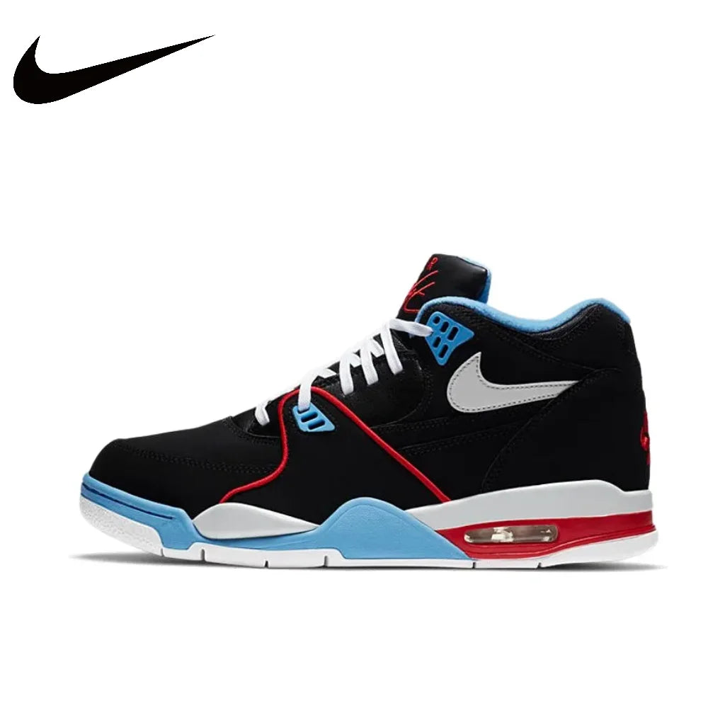 NIKE Flight Legacy Men's Shoes Simple AJ4 Air Cushion Wear-resistant Casual Basketball Sneakers