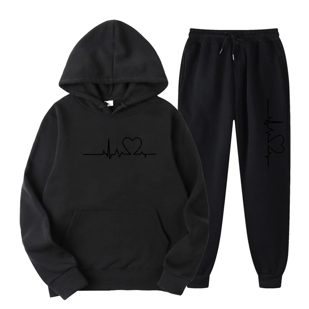 2024fashion Men's and women's hooded sweatshirt sweatpants set sportswear branded sweater clothing 2 pieces nike joggers men