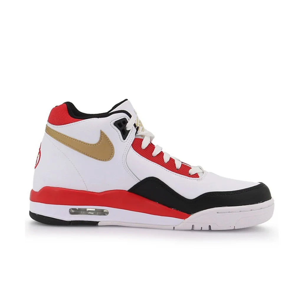 NIKE Flight Legacy Men's Shoes Simple AJ4 Air Cushion Wear-resistant Casual Basketball Sneakers