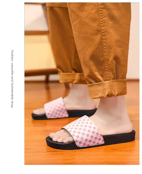 Men Sandals Flip Flops Man Slippers Solid Color Simple Non-Slip Soft Sole Comfortable Shower Slippers Outdoorf Couple Shoes