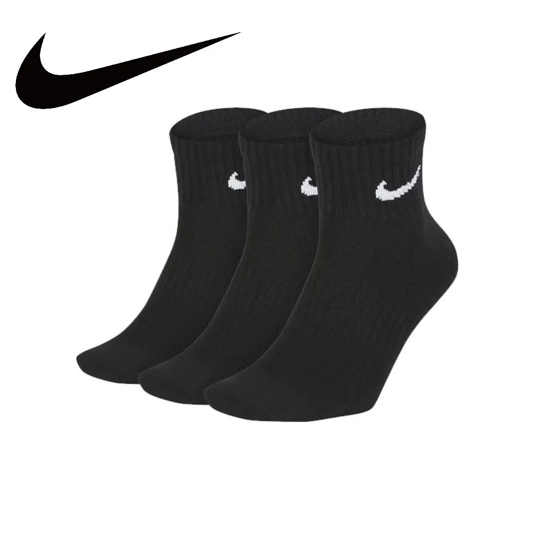 NIKE Unisex Lightweight and quick-drying training socks 3 pairs Autumn support socks Comfortable and soft