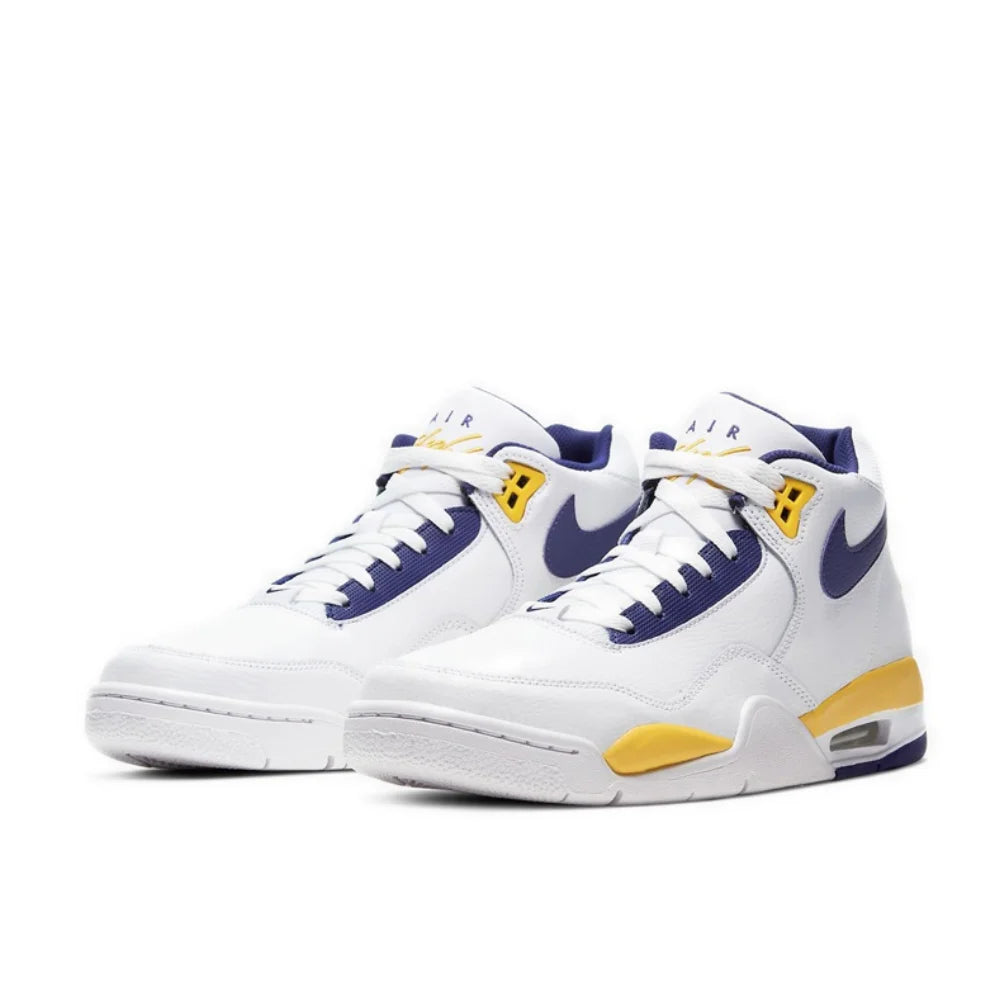 NIKE Flight Legacy Men's Shoes Simple AJ4 Air Cushion Wear-resistant Casual Basketball Sneakers