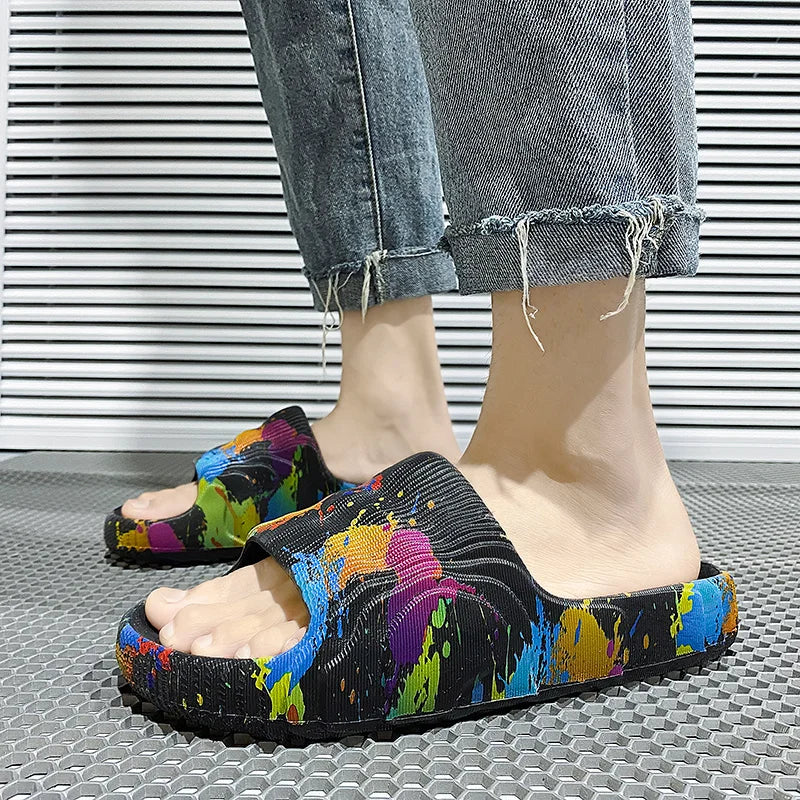 2024 New Men Shoes Sandals Slippers Original Comfortable Slip-on Casual Sandal Fashion Unisex Shoes Women EVA Baskets Trainers