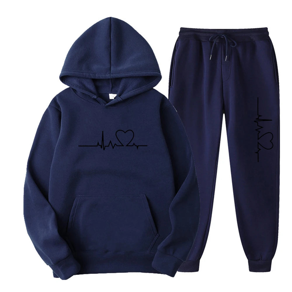 2024fashion Men's and women's hooded sweatshirt sweatpants set sportswear branded sweater clothing 2 pieces nike joggers men